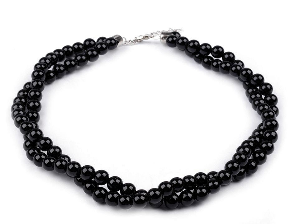 Fashion Jewelry náhrdelník černý 136484