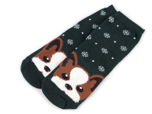 Ponožky dětské zelené v dárkové kouli vel.30-35