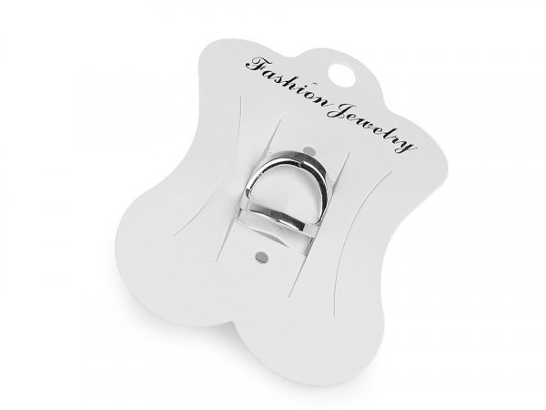 Spona / průvlek na šátek stříbrná