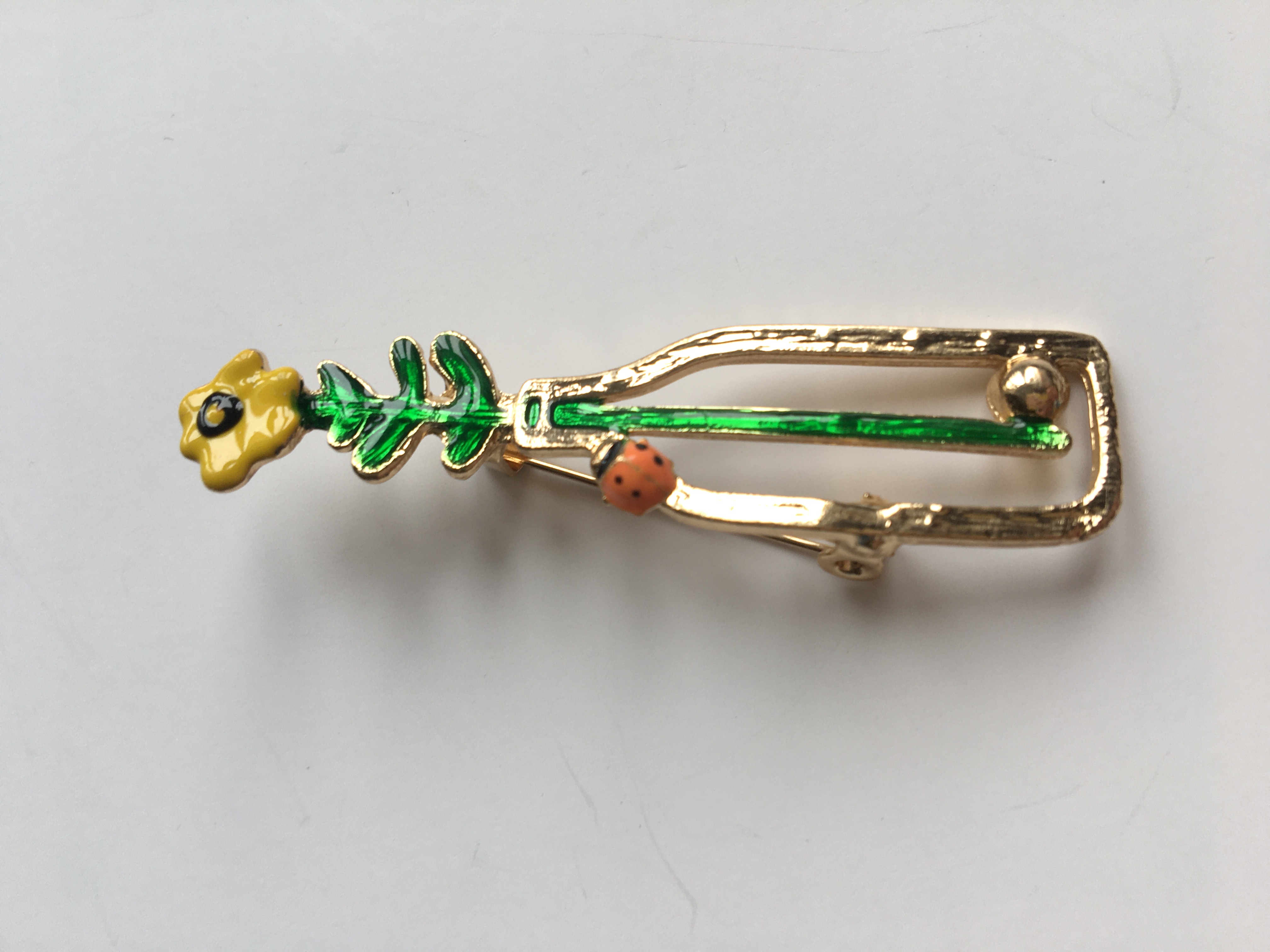 Fashion Jewelry brož květina a beruška 175999