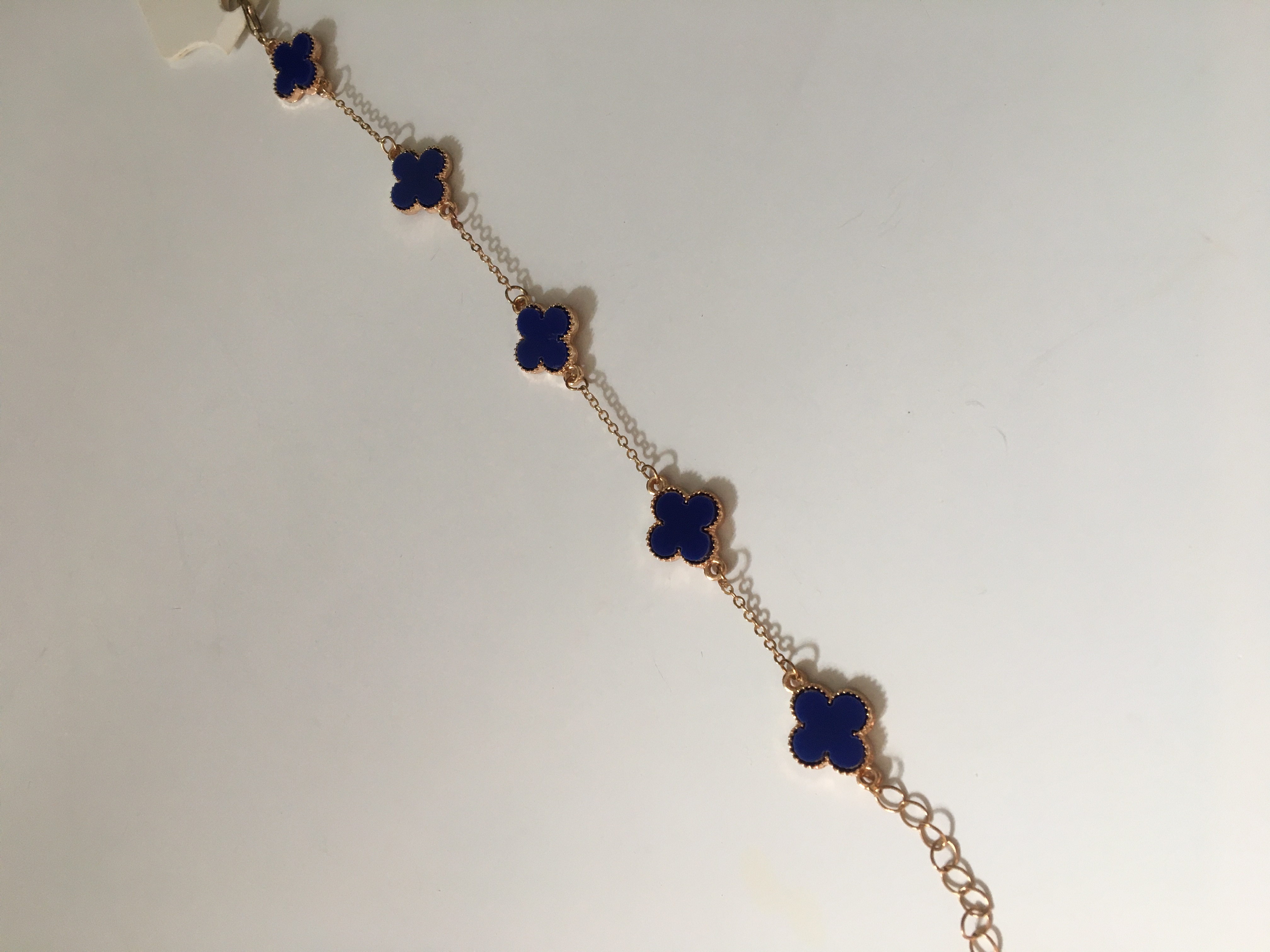 Fashion Jewelry náramek modrý se zlatým 2-lo138