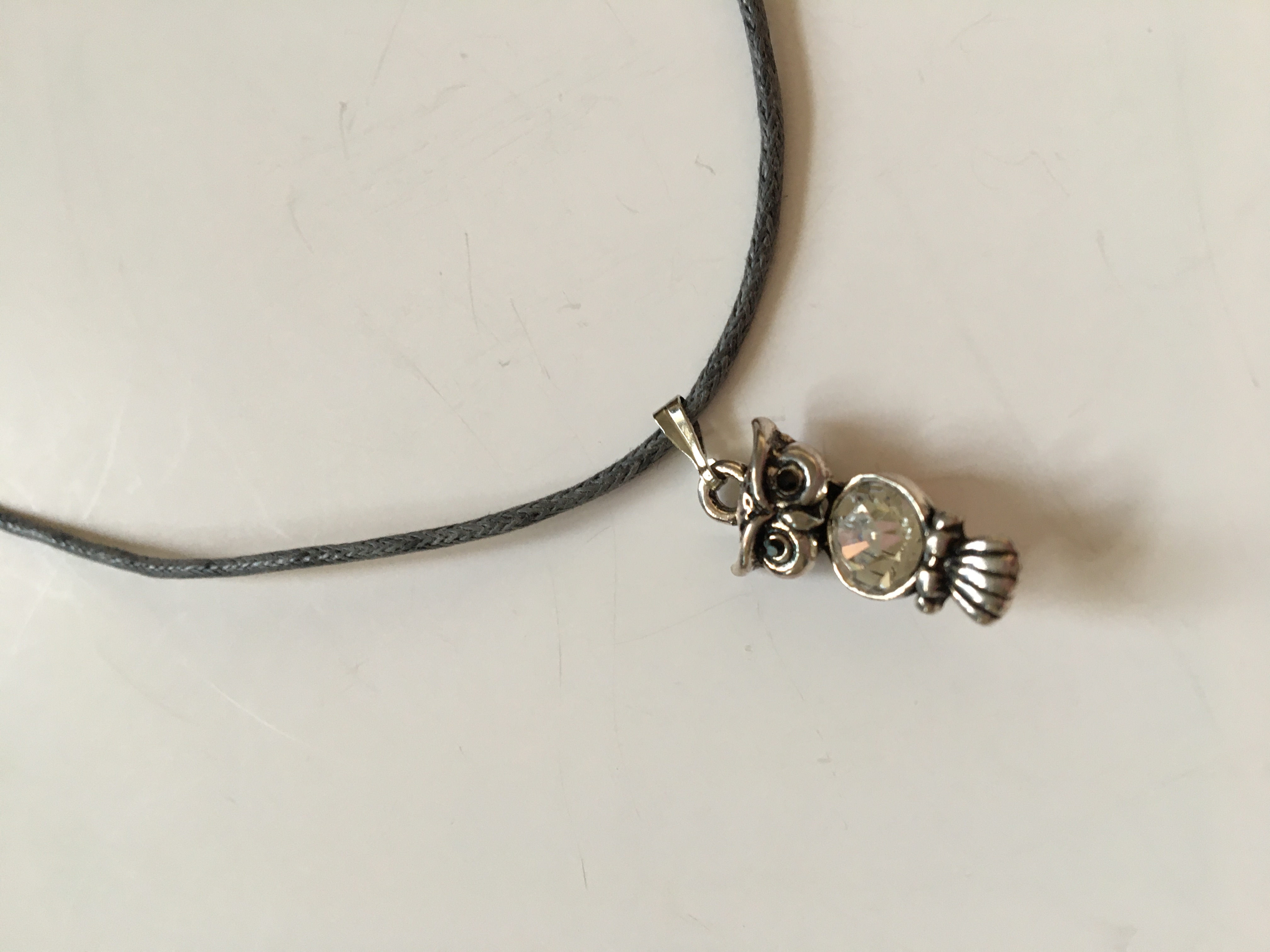 Fashion Jewelry náhrdelník Sova s kamínky 1-lo190