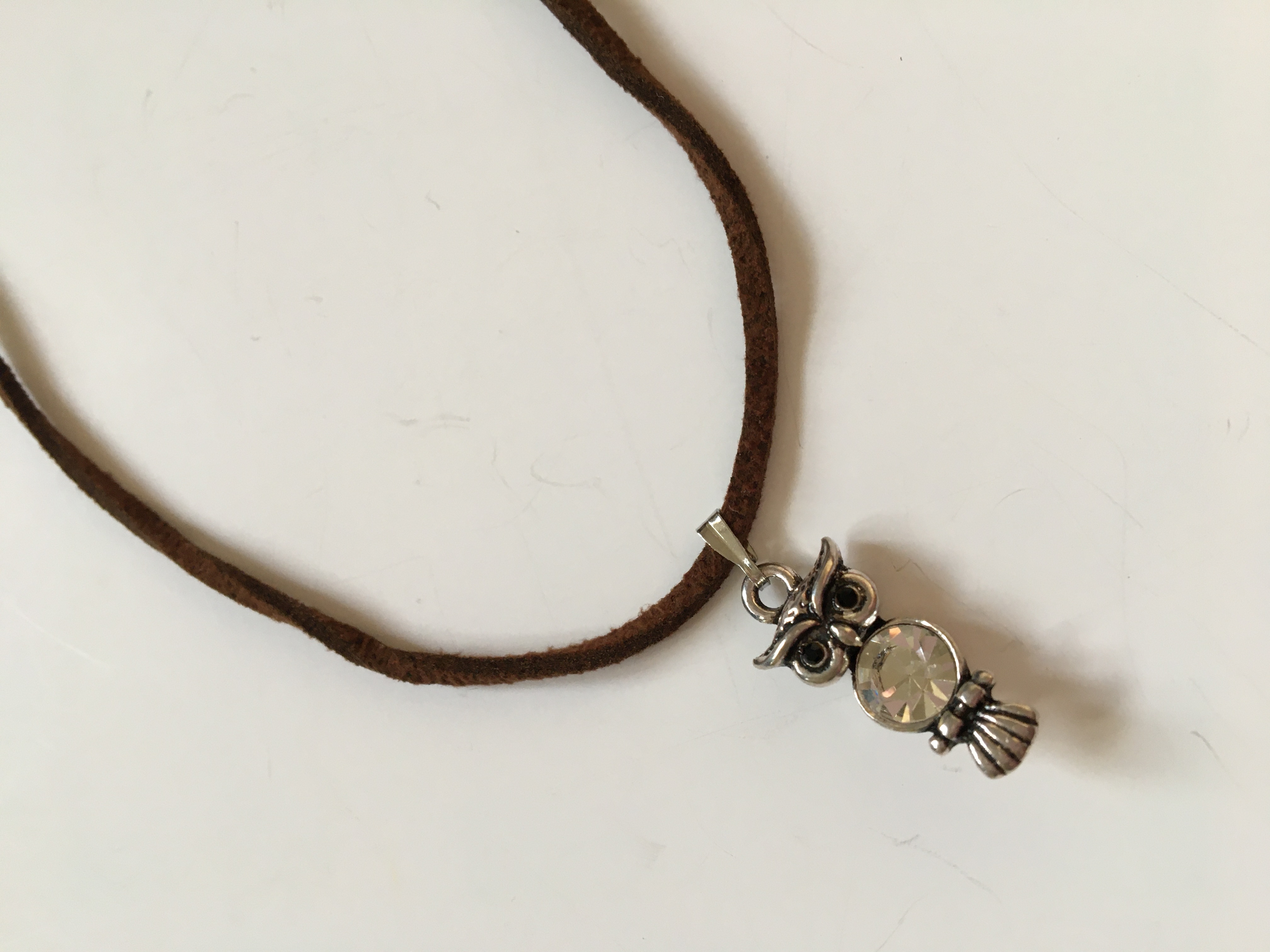 Fashion Jewelry náhrdelník Sova s kamínky 1-lo190