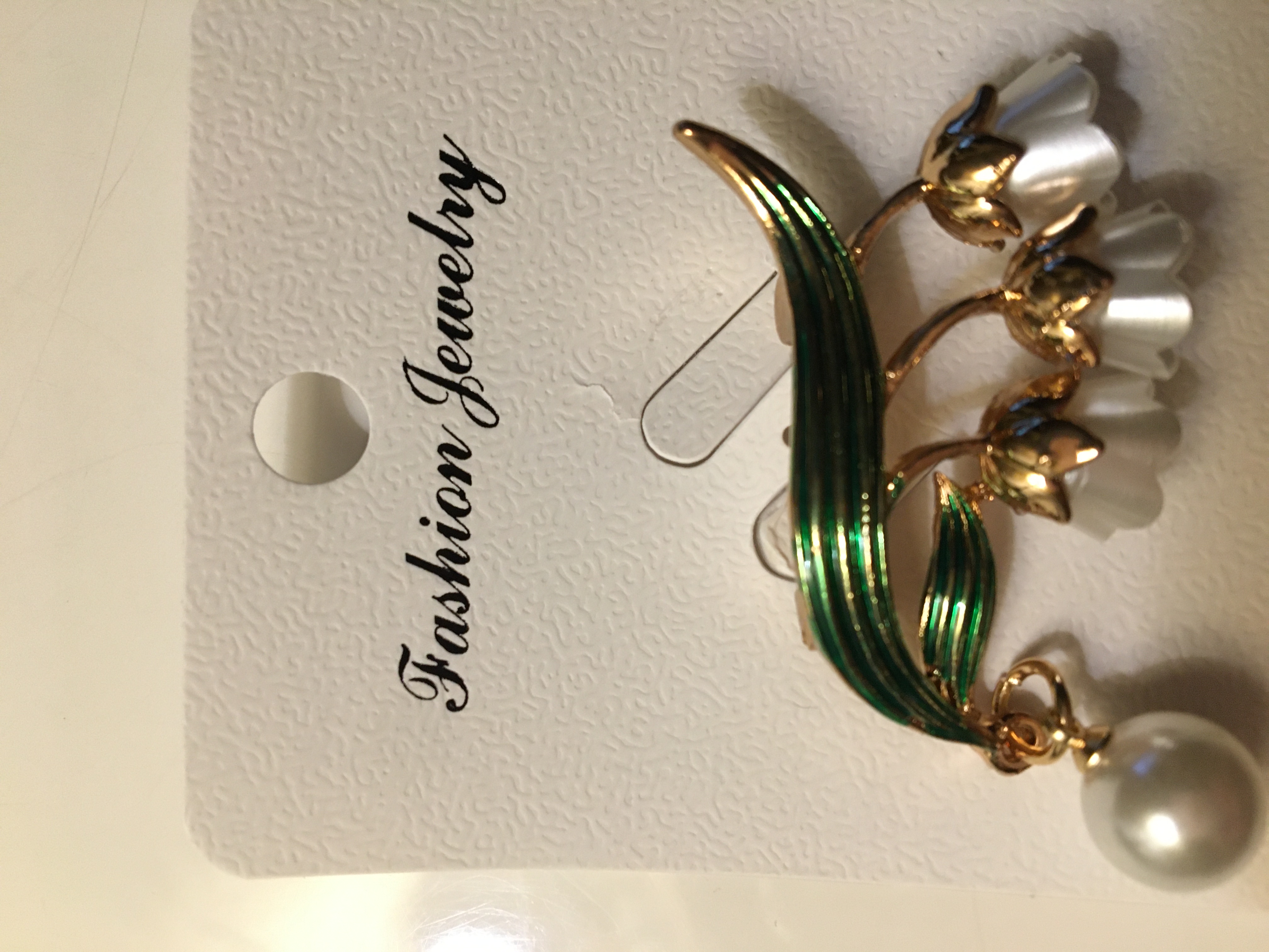 Fashion Jewelry brož s perlou 145905