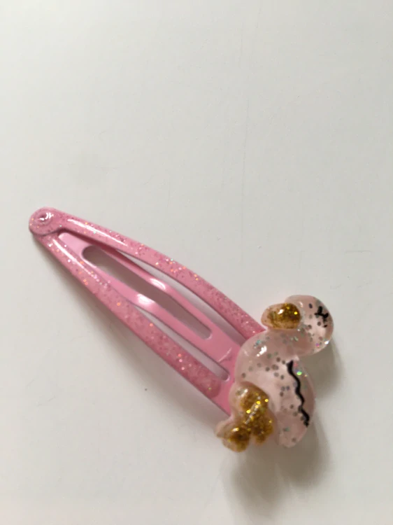 Sponka do vlasů růžová 1 ks