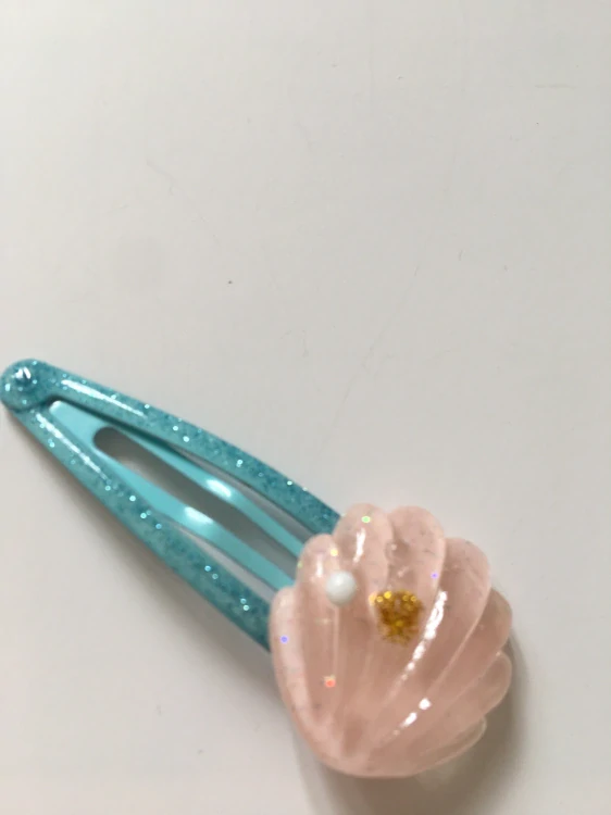 Sponka do vlasů modro-růžová 1 ks