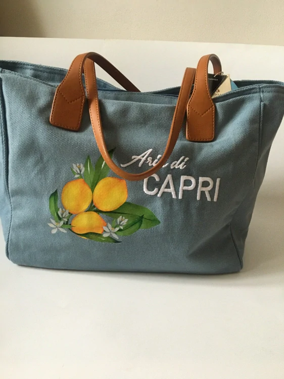 Kabelka Carpisa x Carthusia Capri Collection modrá