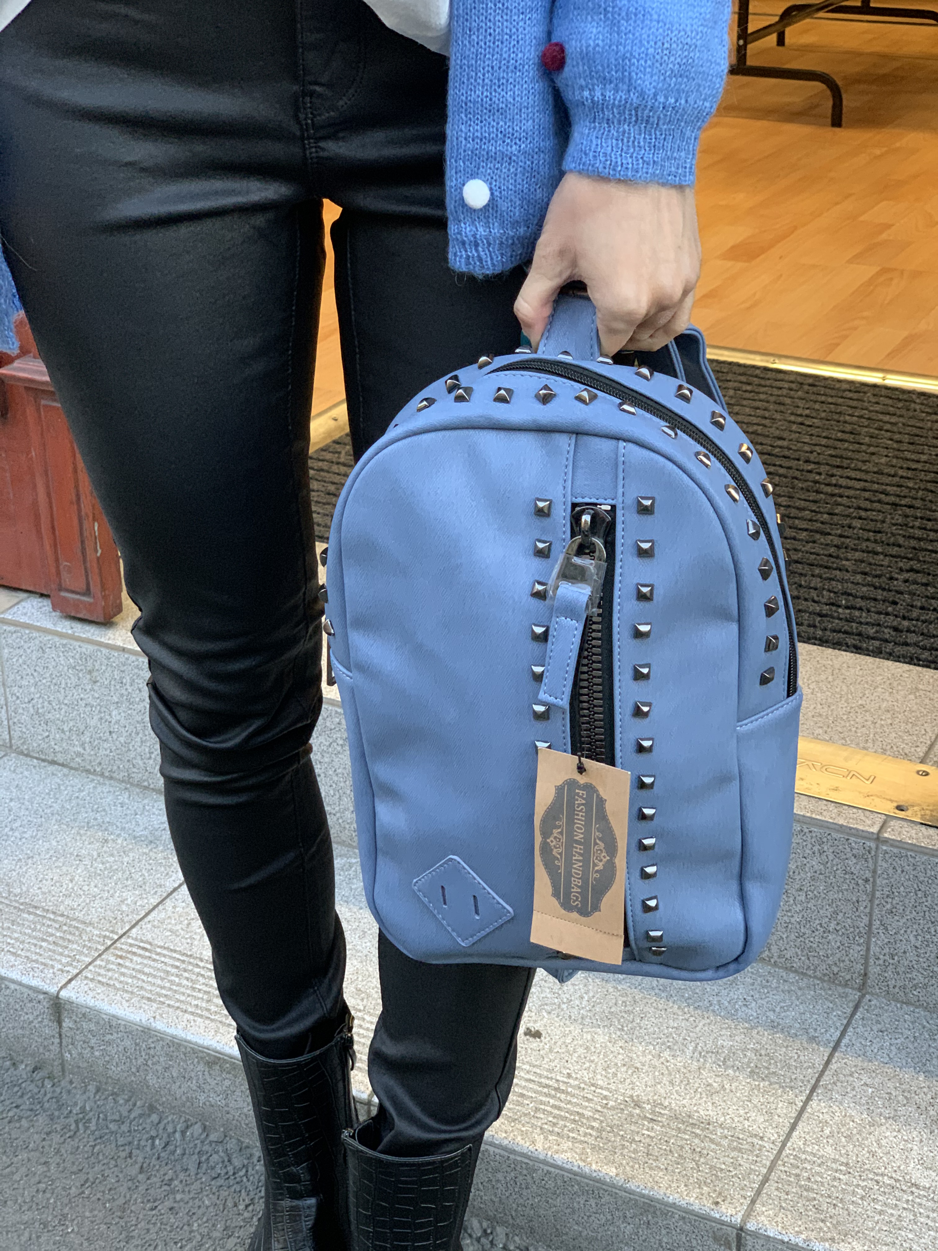 Batoh Fashion Bags dámský městský modrý 5 litrů
