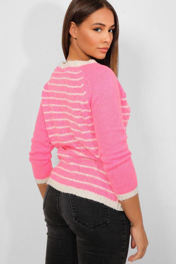 Svetr Pink Heart vel. M