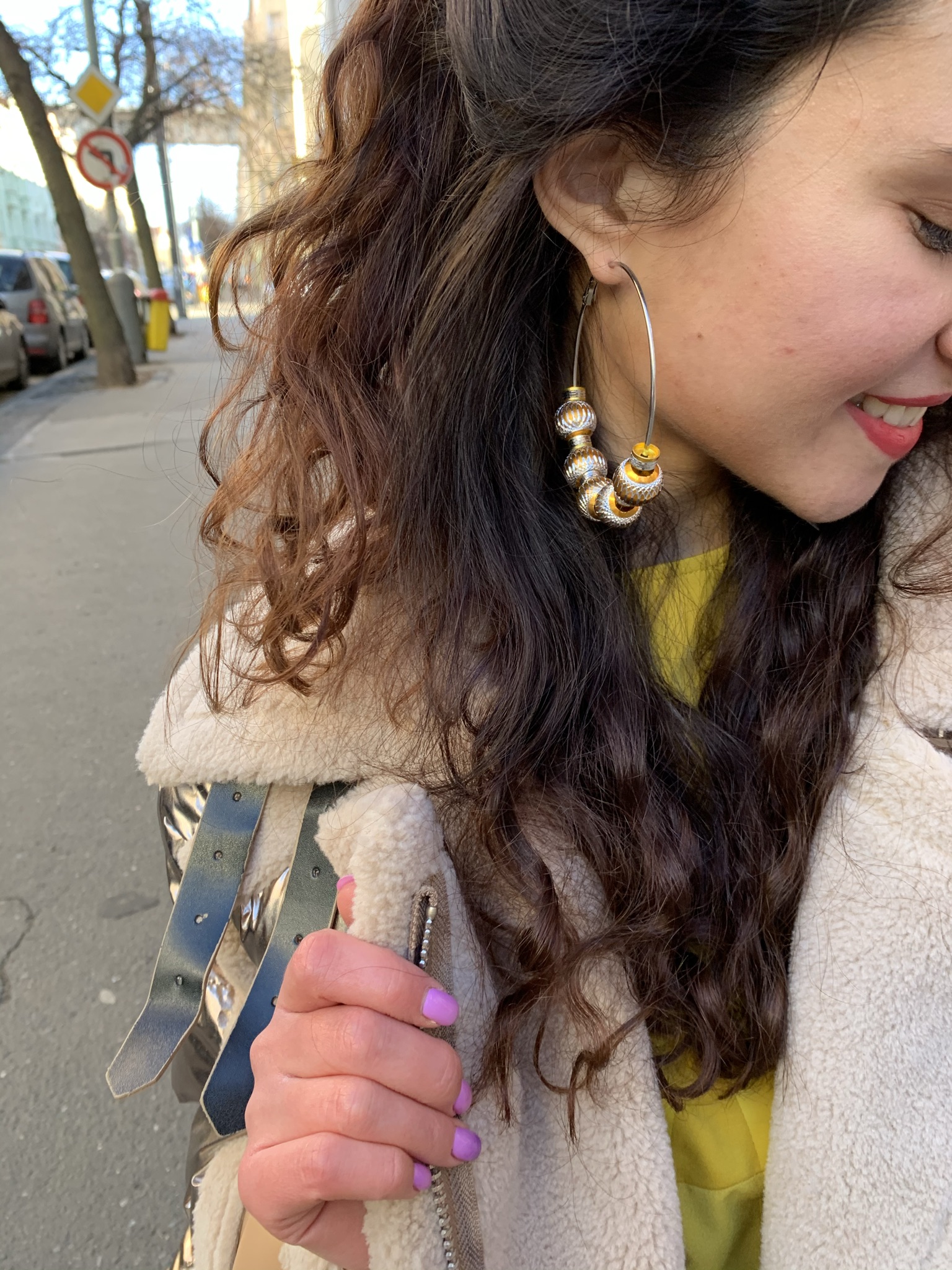 Fashion Jewelry náušnice kulaté zlaté 4-lo276