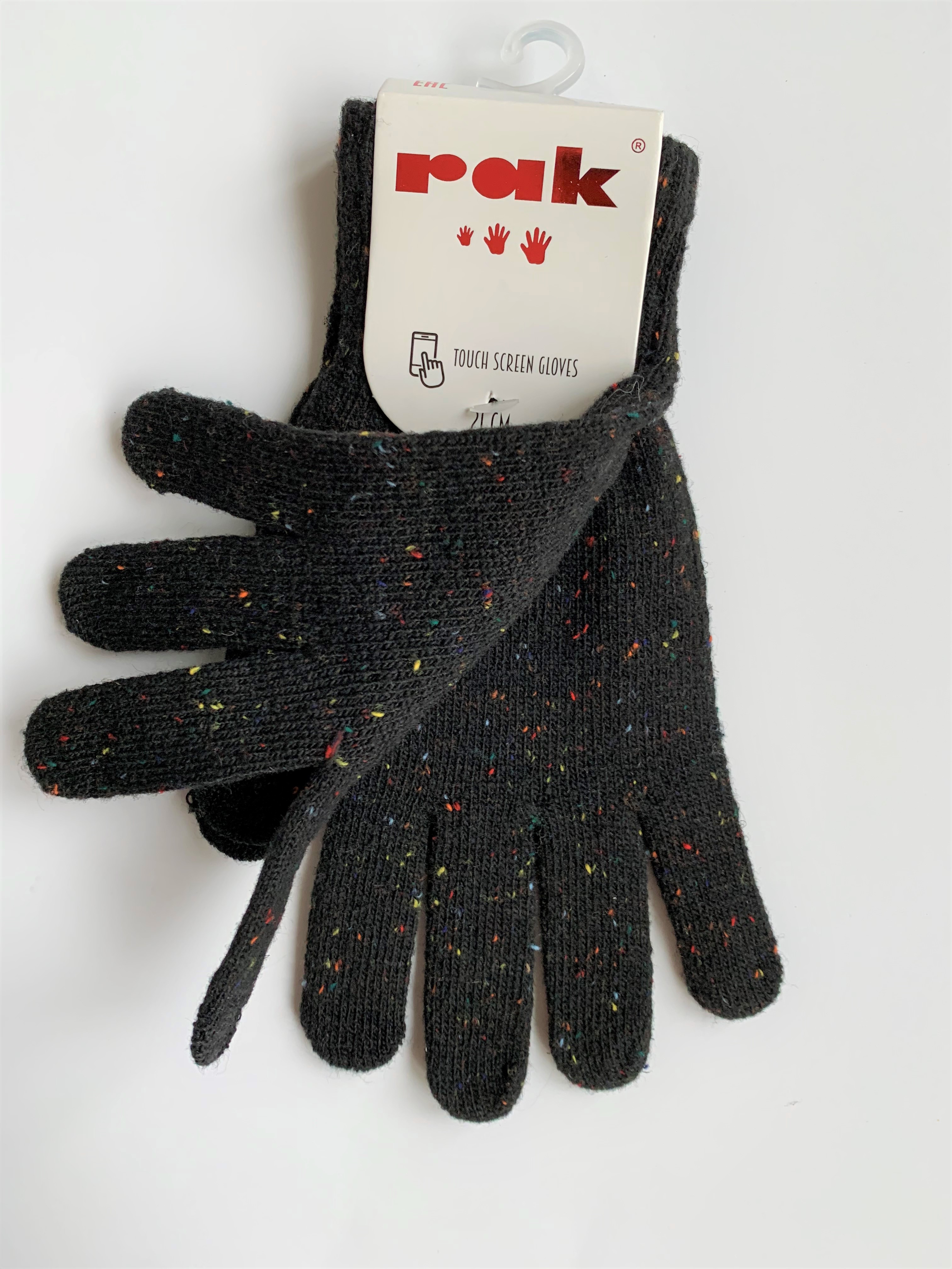 Rukavice Rak černé dotykové Touch Screen