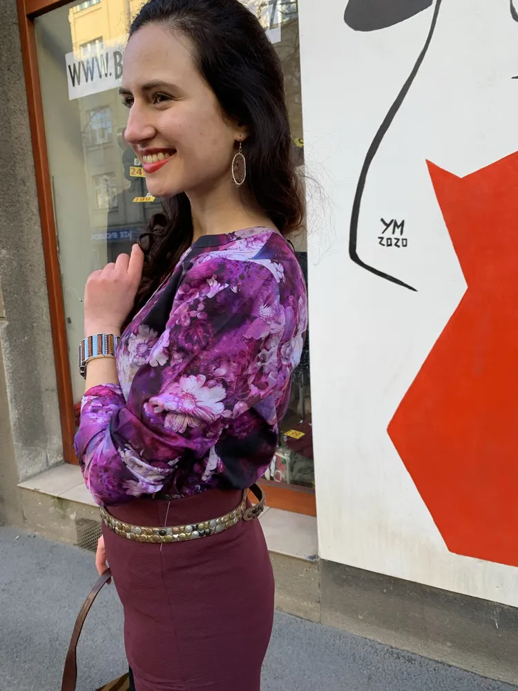 Halenka BONITA fialová 38, 48