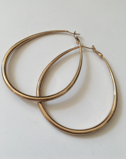 Fashion Jewelry náušnice velké zlaté 4-t272