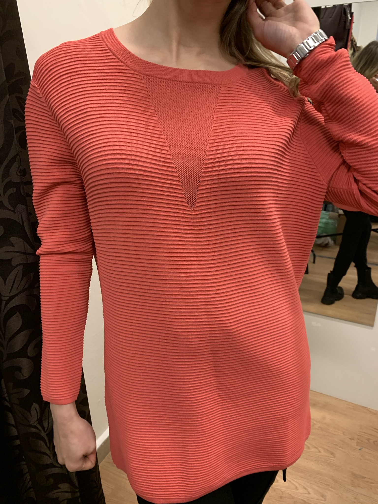 Svetr Selected korálový vel. M