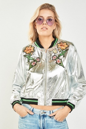 Bomber Envy Me stříbrný vel. S