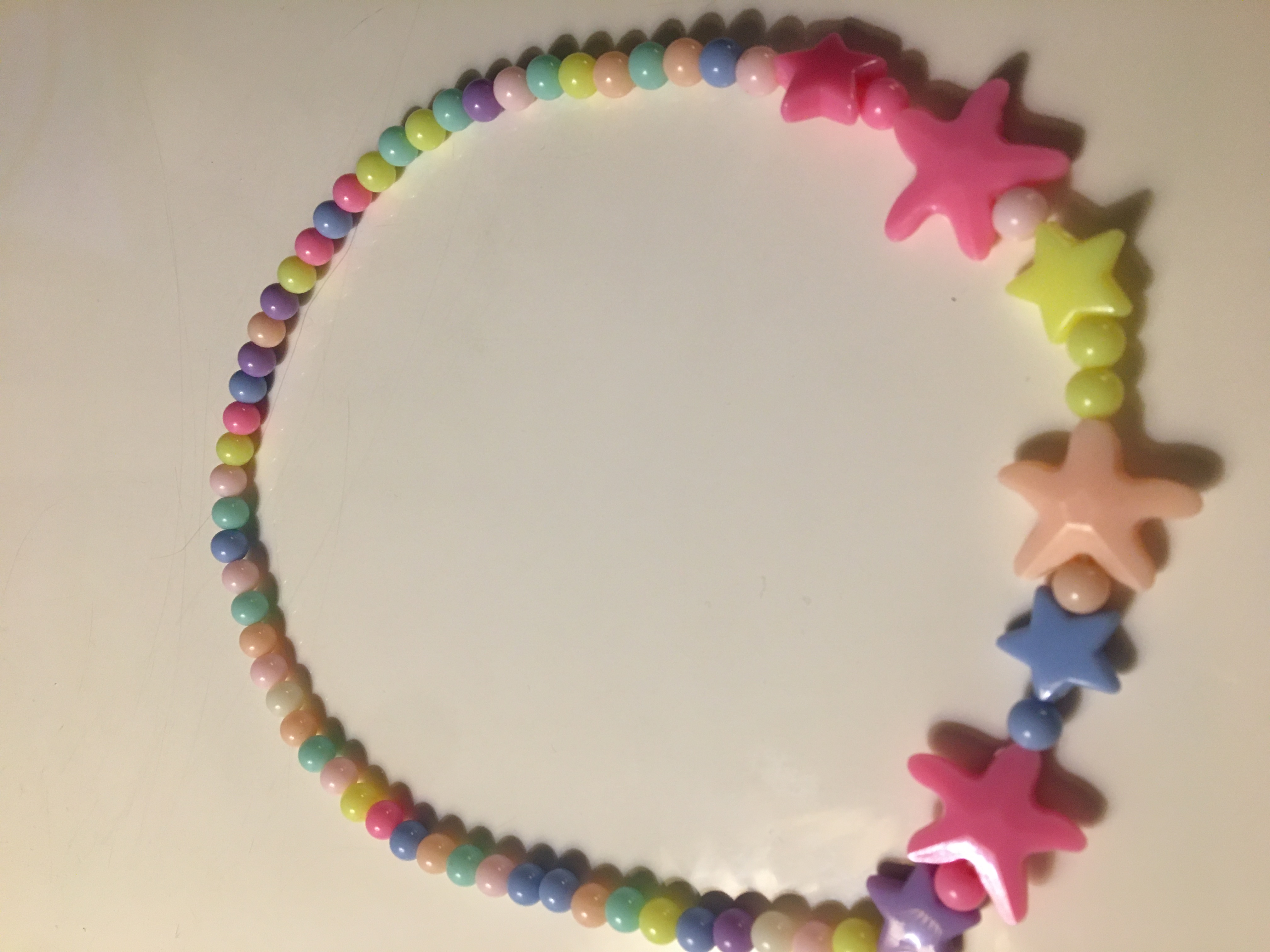 Náhrdelník dětský Hvězdy žluté