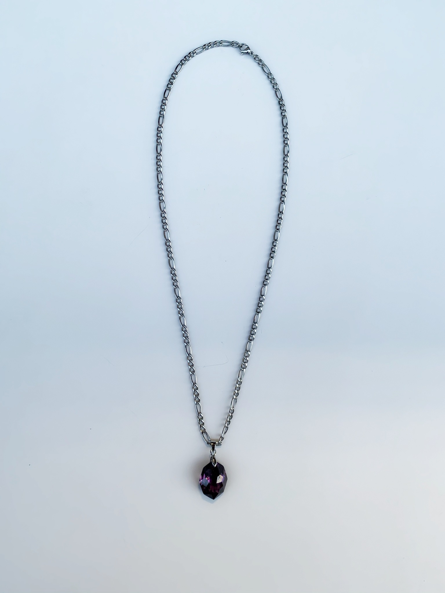 Fashion Jewelry řetízek s přívěskem z broušeného skla 1-bn080