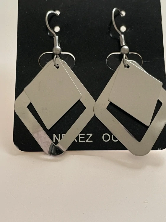 Fashion Jewelry náušnice ocelové hranaté 1680421