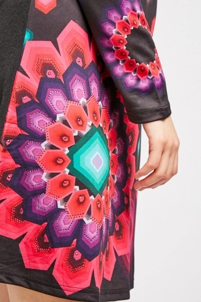 Šaty 101 Idees Illusion Print vel. S/M