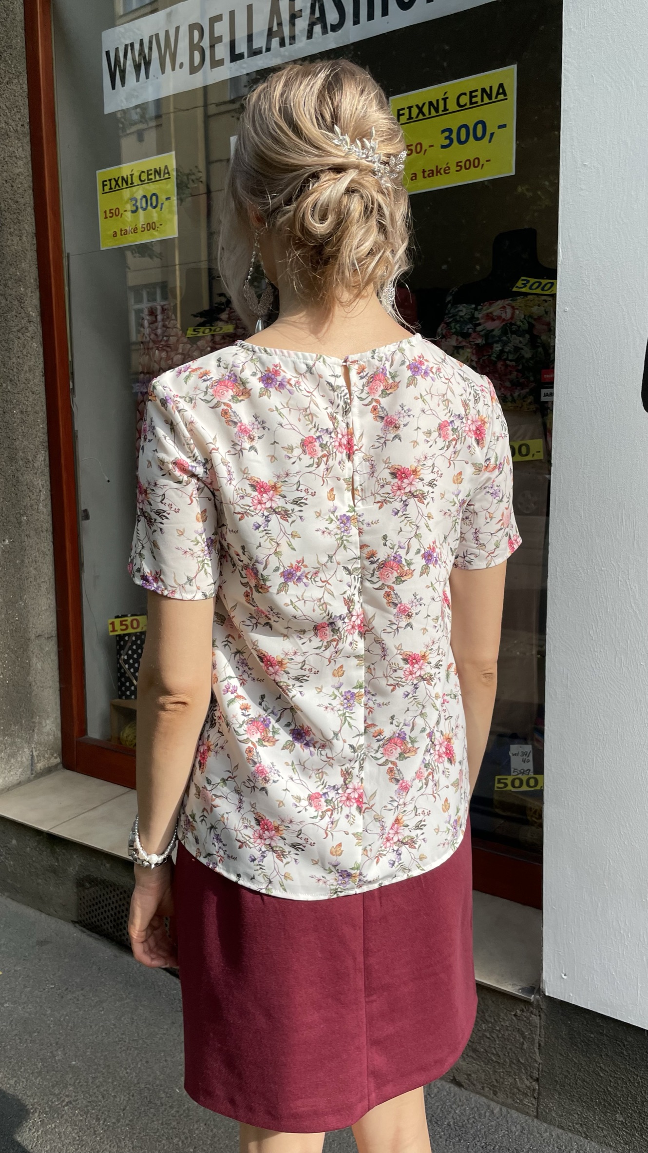 Halenka Incity květovaná vel.S