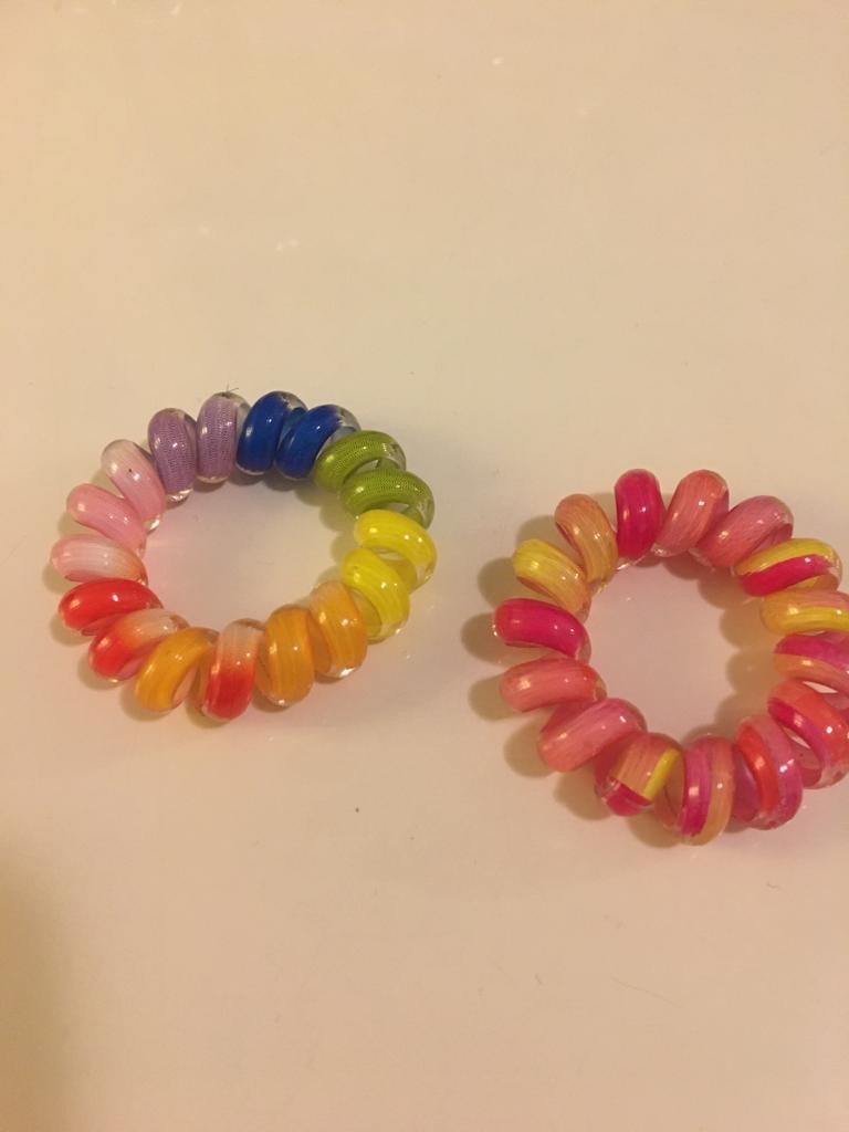 Gumička do vlasů pružinka 1 ks