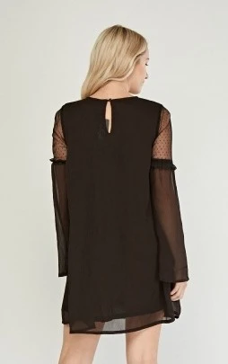 Šaty Influence černé mini vel. 38