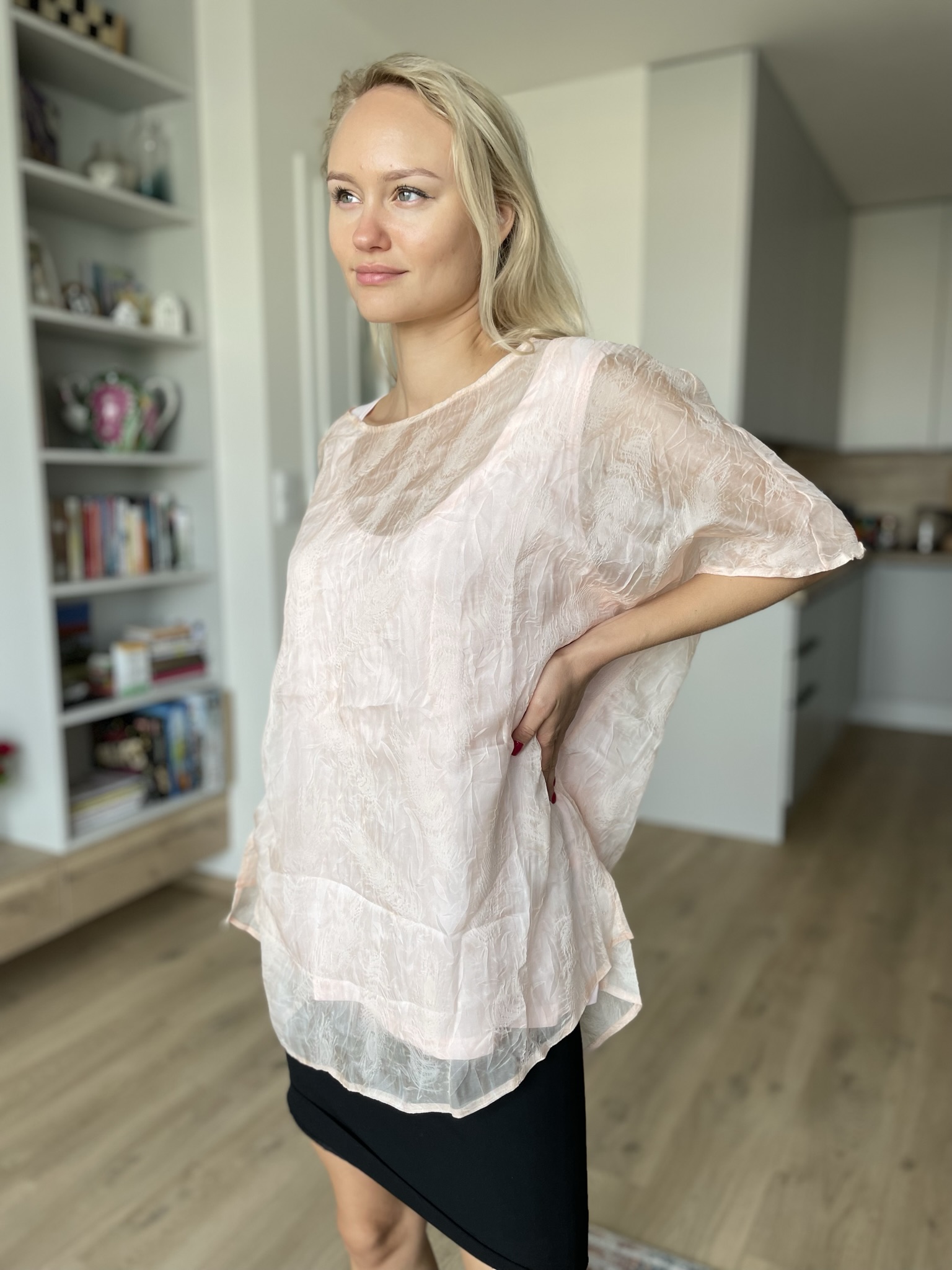 Halenka a top Lina růžová vel. 48