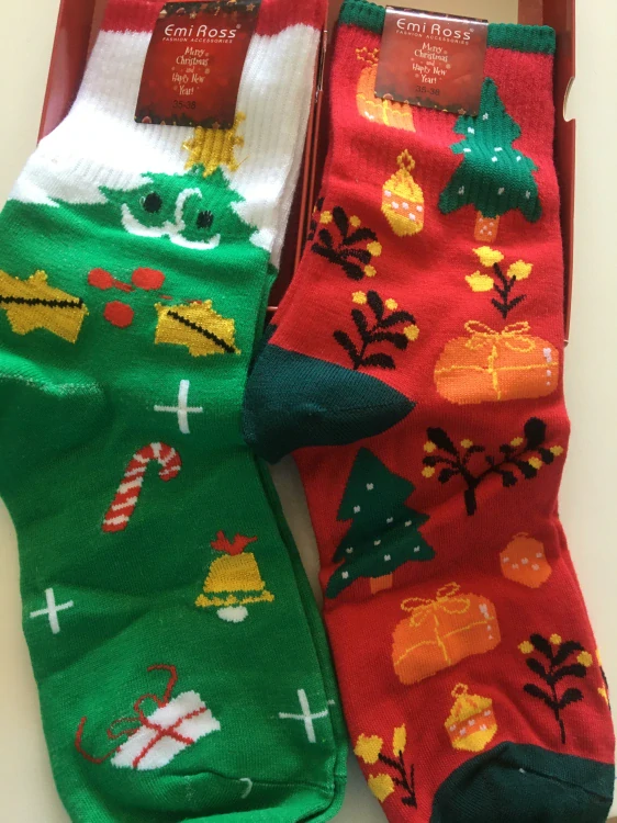 Ponožky vánoční v dárkovém balení vel. 35-38