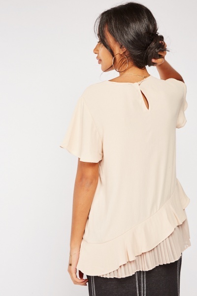 Halenka Cream&Rouge béžová vel. XS