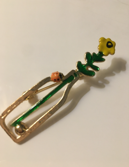 Fashion Jewelry brož květina a beruška 175999
