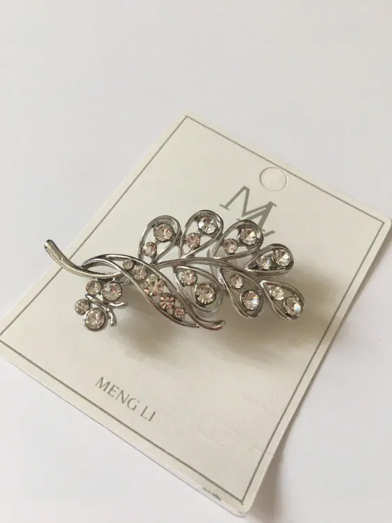 Fashion Jewelry brož větvička s broušenými kamínky 11-rt198