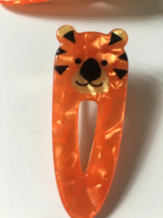 Sponky do vlasů 2 ks oranžová