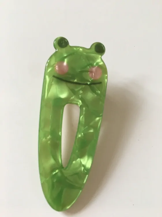 Sponky do vlasů 2 ks zelená 