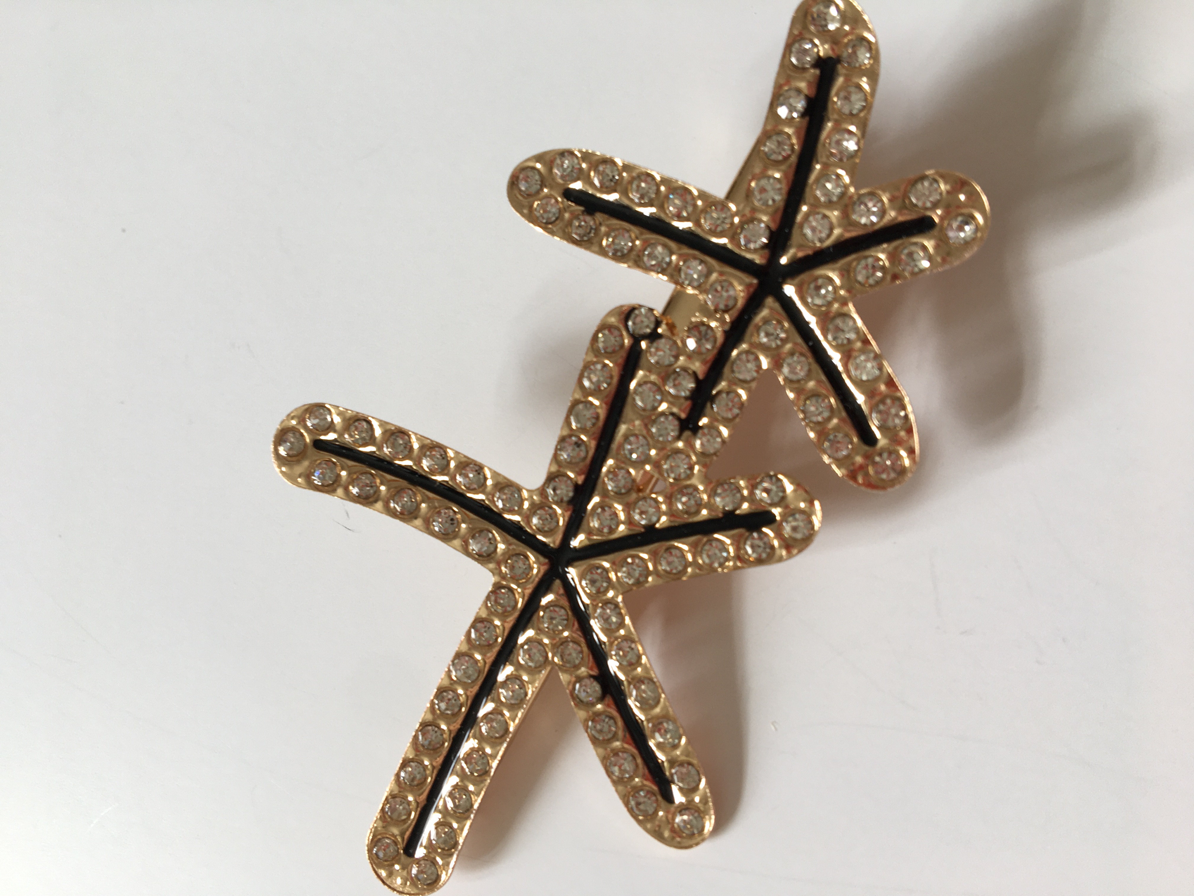 Sponky do vlasů 5 ks bílé a fialové 