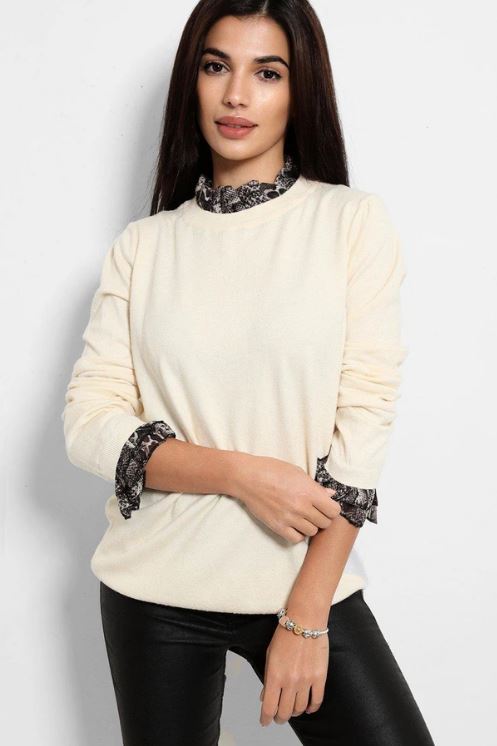 Svetr Laetitia MEM krémový uni