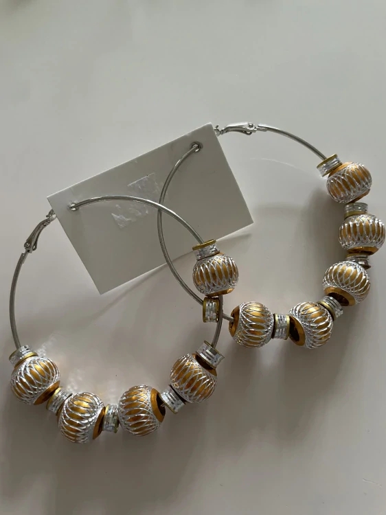 Fashion Jewelry náušnice kulaté zlaté 4-lo276