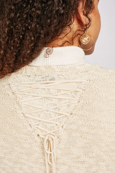 Kardigan Kapp Ahi krémový s lurexem vel. M, L