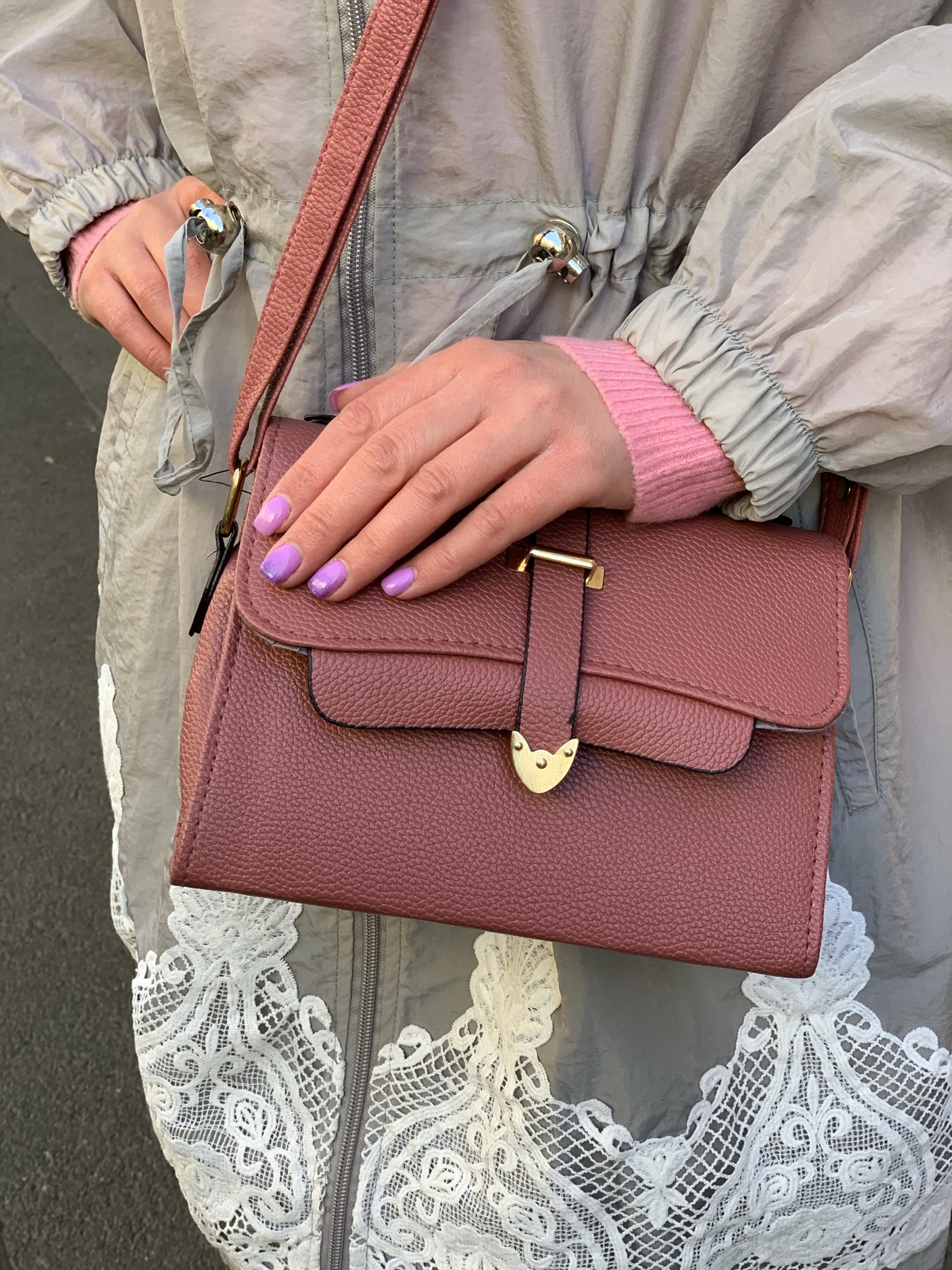 Kabelka růžová malá