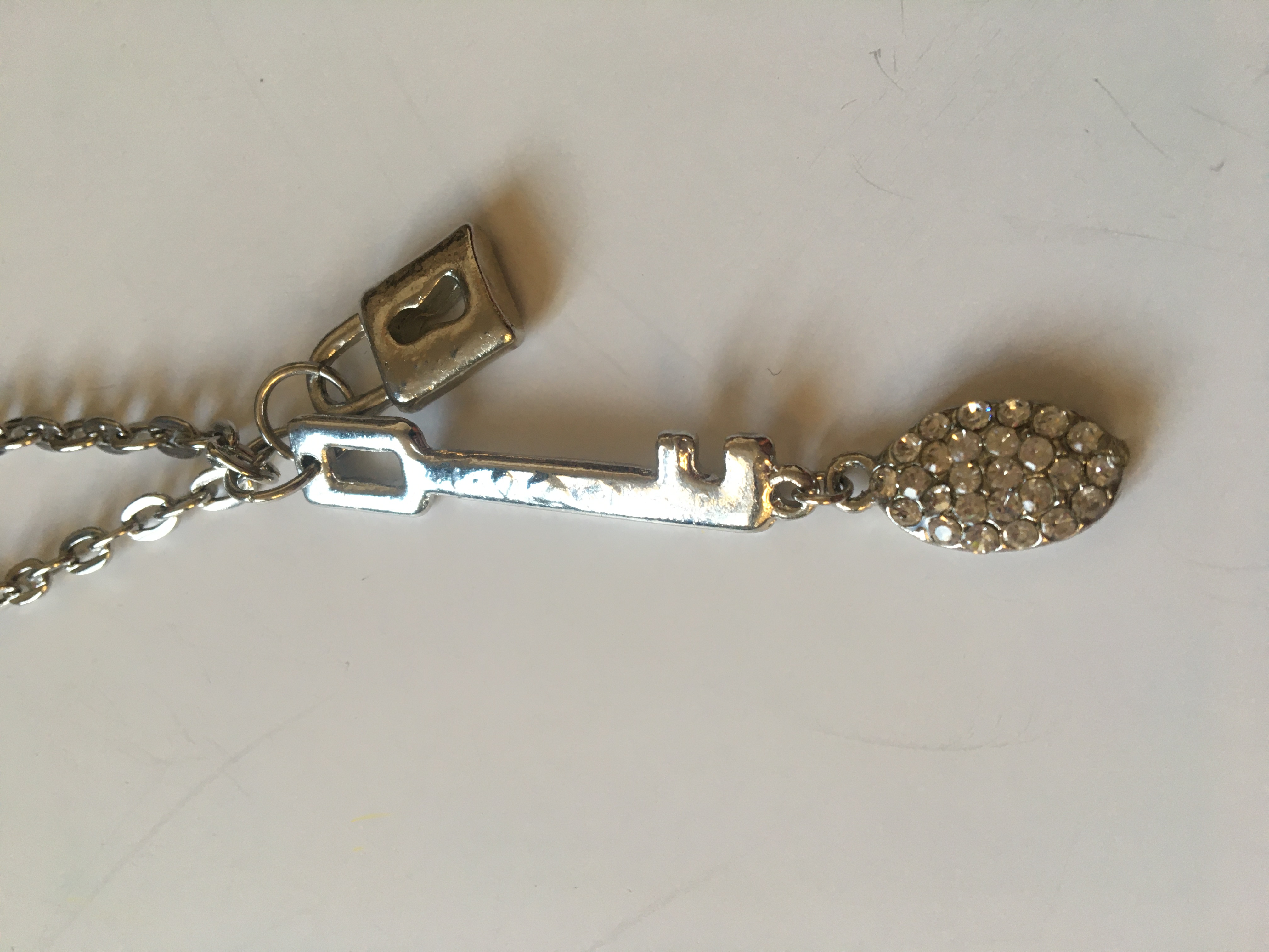 Fashion Jewelry řetízek klíč kov 1-as222