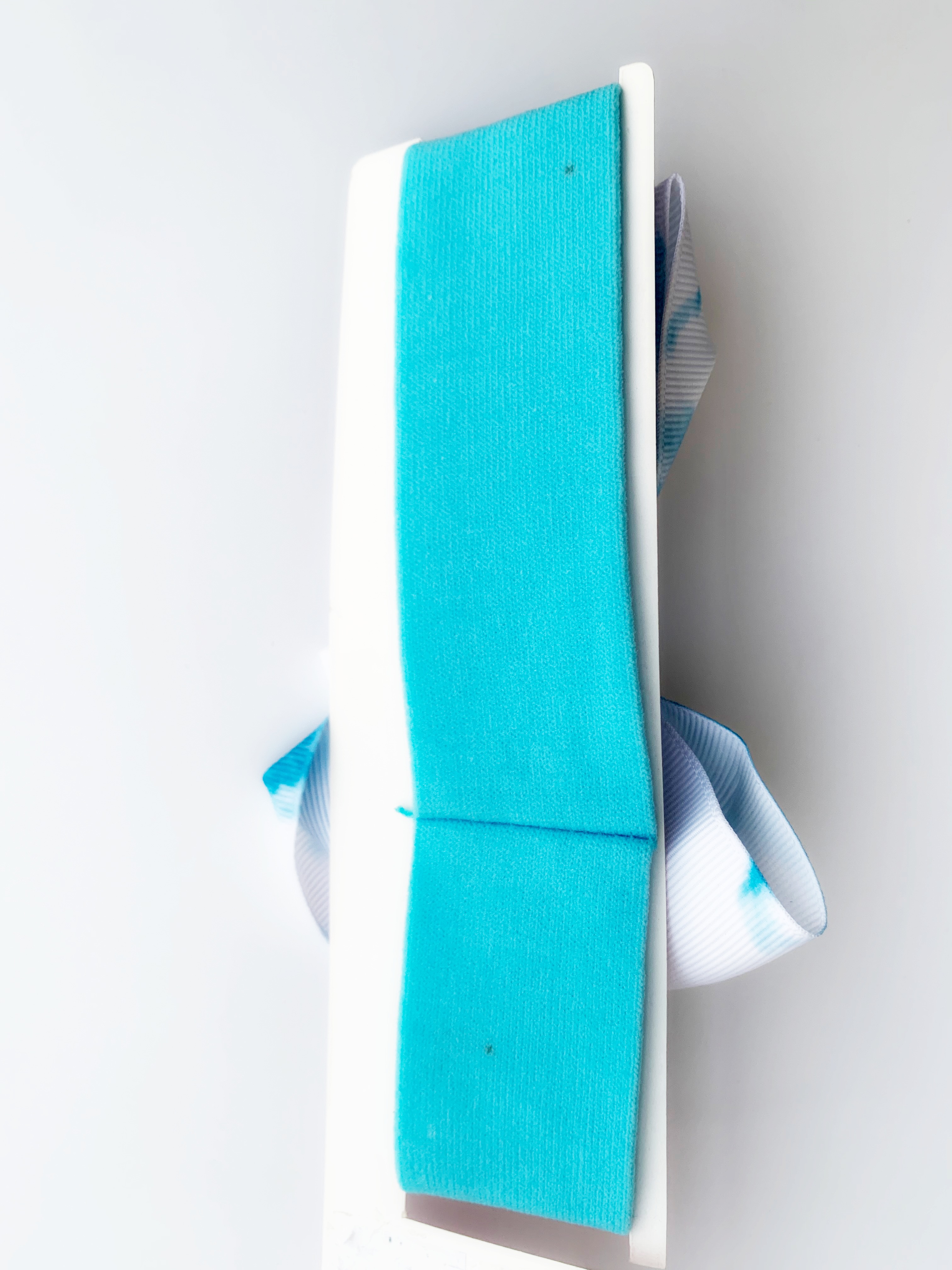 Dětská elastická čelenka modrá