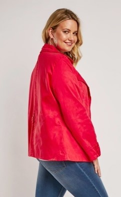 Dámská bunda Nymphaea Alba červená 40