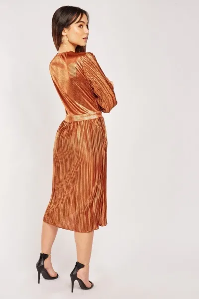 Šaty KILIBBI zavinovací bronzová vel. S/M