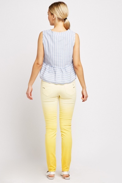 Džiny Bisou d'Eve s přechodem barev vel. 34