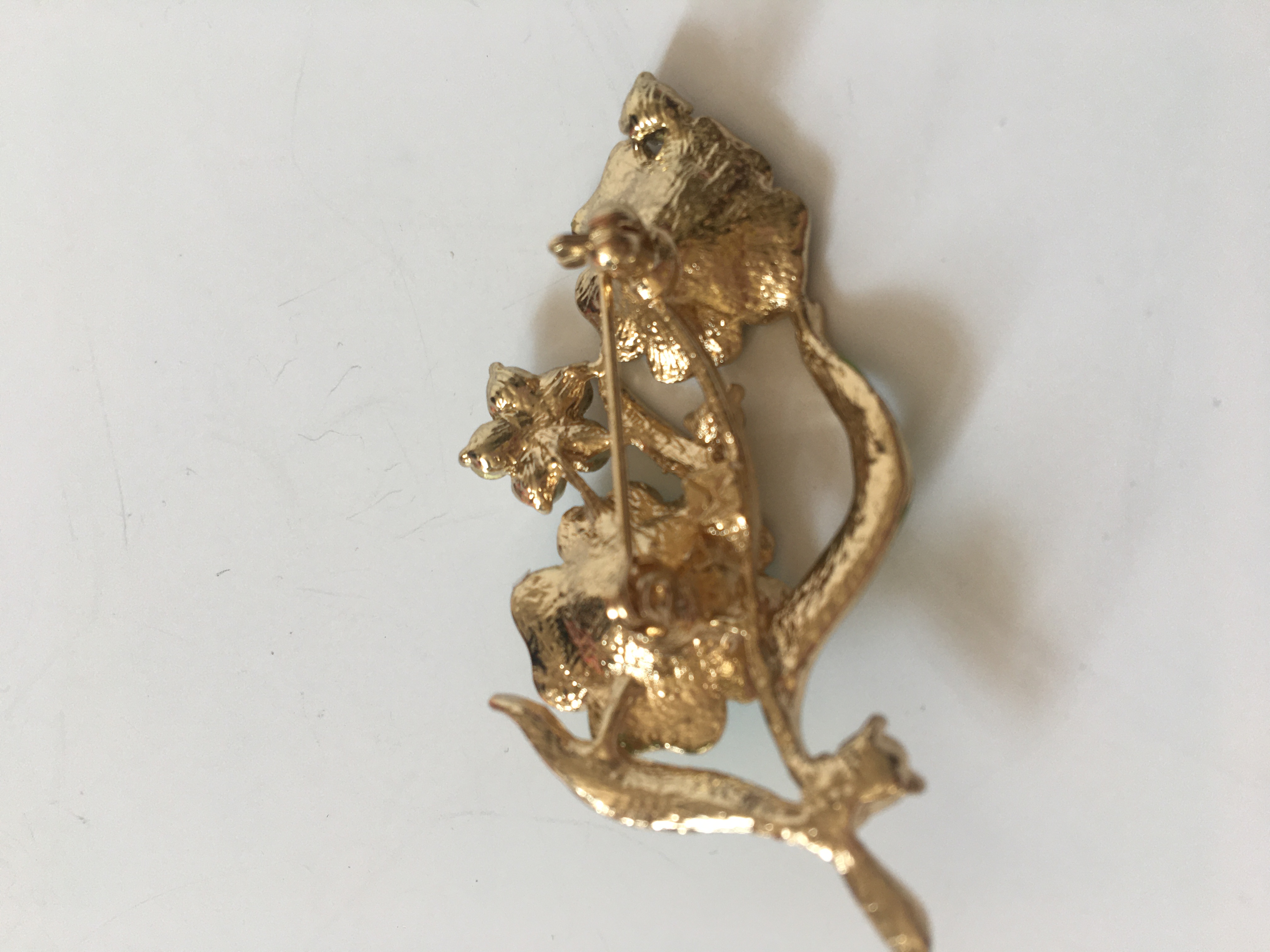 Fashion Jewelry brož květina zelená 11-jj009