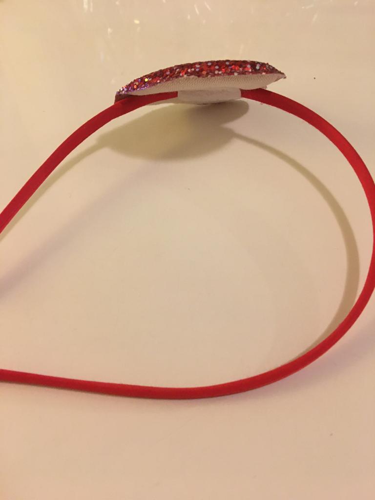 Čelenka červená Srdce