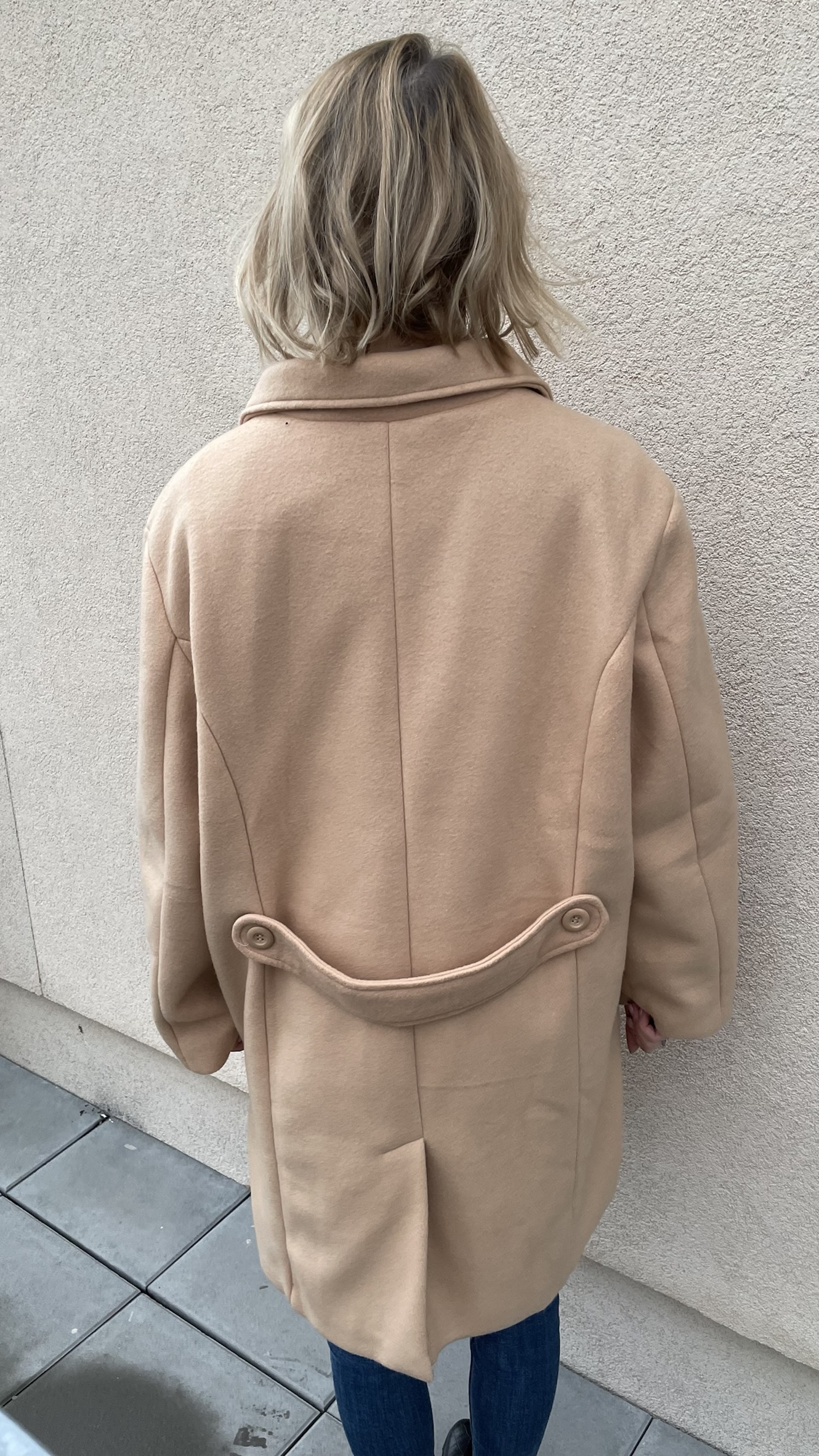 Dámský kabát 3Pagen béžový vel. 48/50