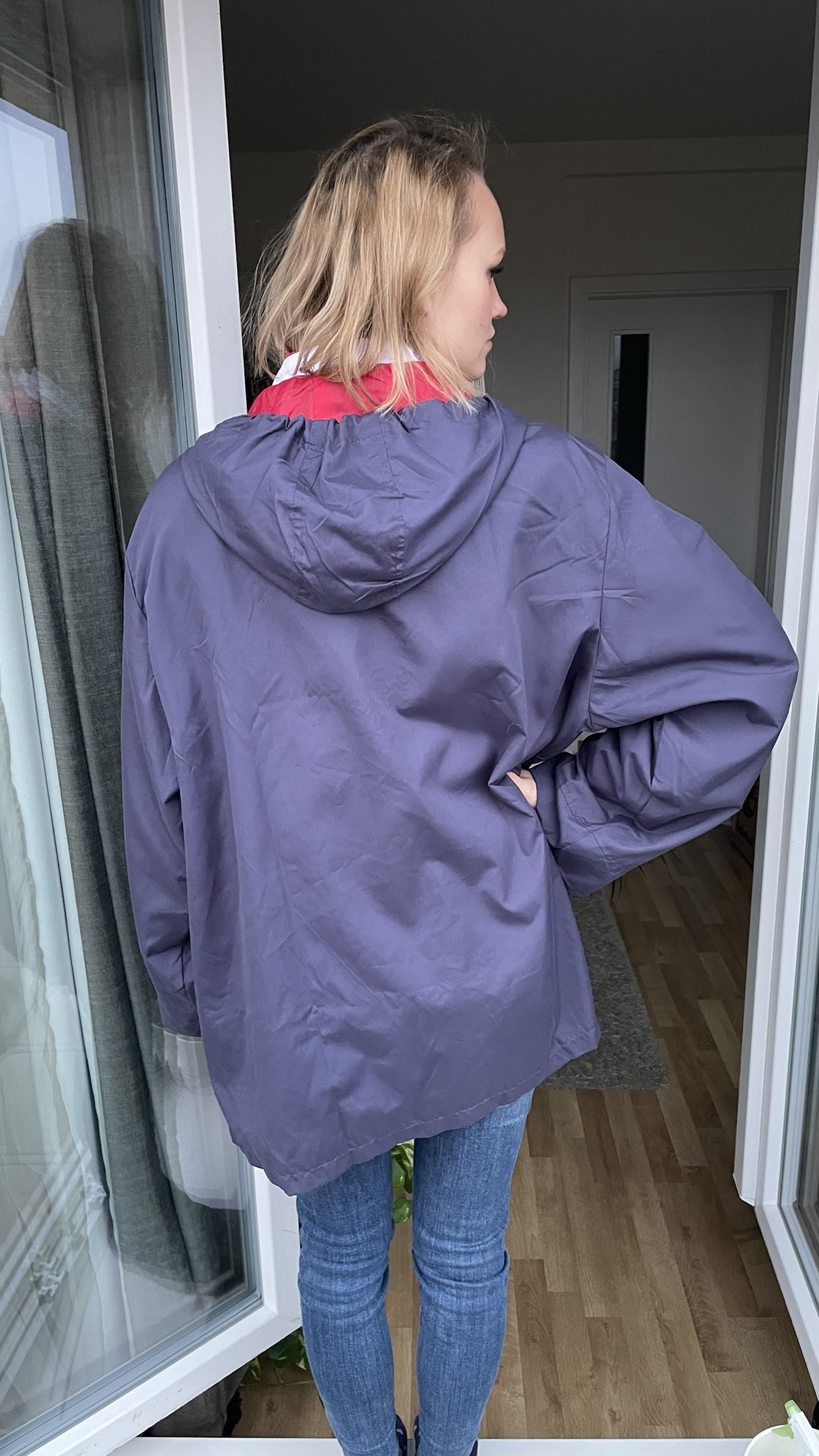 Dámská bunda 3Pagen lehká modrá vel. 48/50