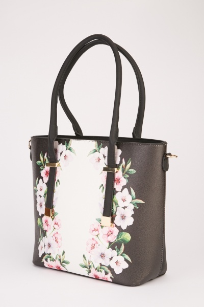 Kabelka Papaya Fashion černá se vzorem