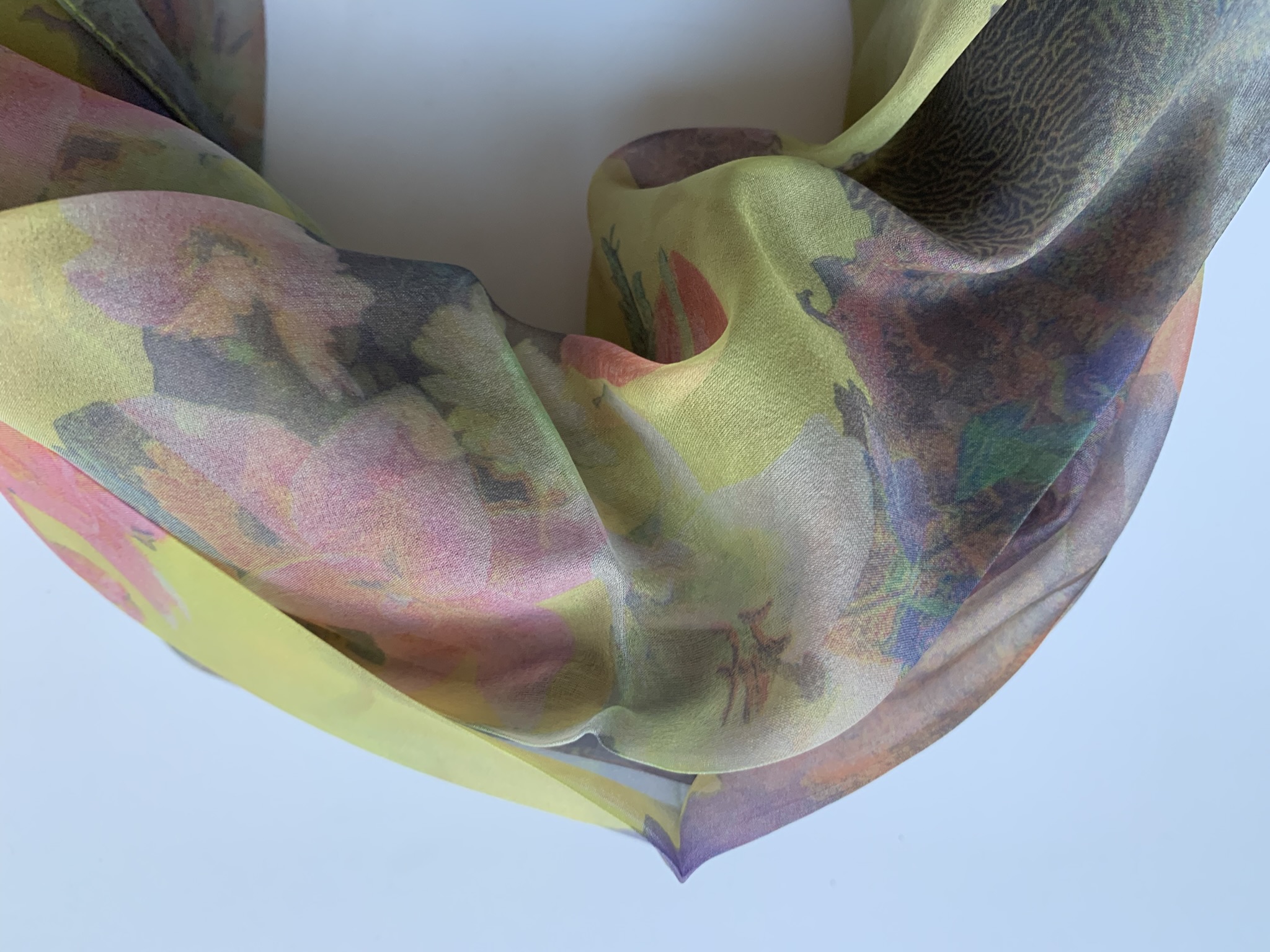 Šátek tunel Dutasa šedo-žlutá