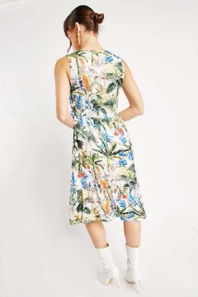 Šaty 101 Idees Tropical Print vel. S/M